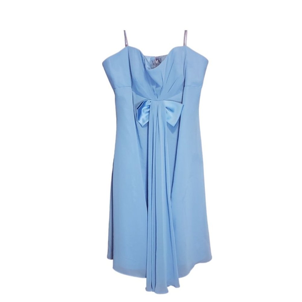 Alfred Angelo Light Blue Bridesmaid Dress